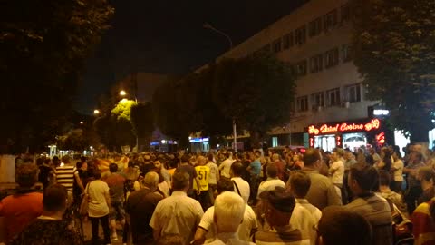 Protest in Prilep against changing the state name Macedonia