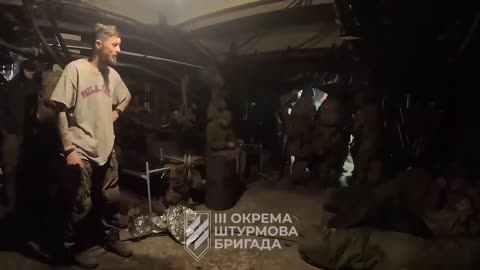 Video from the basements of Koksokhim plant in Avdiivka