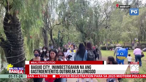 Baguio City, iniimbestigahan na ang gastroenteritis outbreak sa lungsod