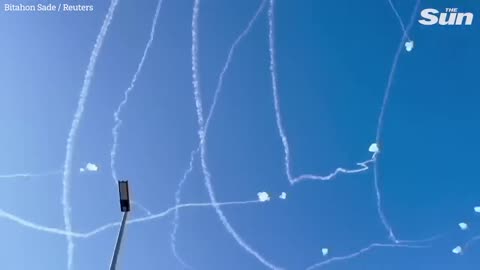 Israel's Iron Dome intercepts several Hamas rockets