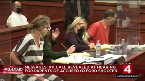 Messages, 911 call revealed at hearing for parents of accused Oxford shooter