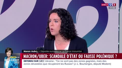 Manon Aubry sur Uber