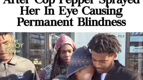 BLACK MILITARY VETERANS SUES POLICE AFTER COP PEPPER SPRAYED HER IN EYES CAUSING PERMANENT BLINDNESS🕎 Micah 2:10 “Arise ye and depart, for this is not your rest: because it is polluted, it shall destroy you euen with a sore destruction.”