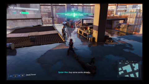 Spider-Man ps4 free roam and fighting gameplay
