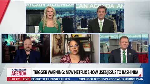 Kira Davis on Newsmax TV: Netflix Cartoon Uses Jesus To Bash Firearms and The NRA