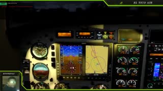 Microsoft Flight Simulator - Crosswinds and a horrible landing!!!