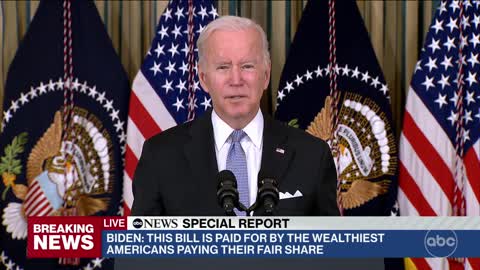 Biden speaks after passing of bipartisan infrastructure bill