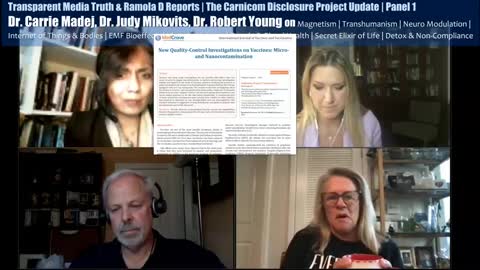 PANEL 1 – CARNICOM DISCLOSURE PROJECT UPDATE 2021, TMT & RDR | DR. MADEJ, DR. MIKOVITS, DR. YOUNG