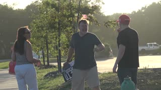 Liberal Freaks Out at Trump Supporter