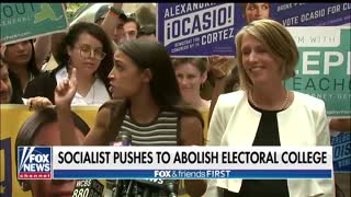 Ocasio-Cortez pushes to abolish electoral college