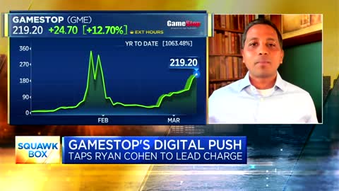 CNBC GameStop Compilation March 12th