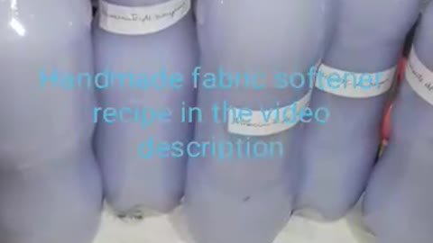 handmade fabric softener