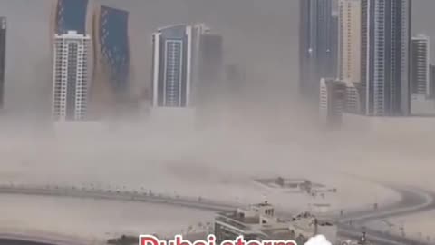 Dubai storm ⛈️😱