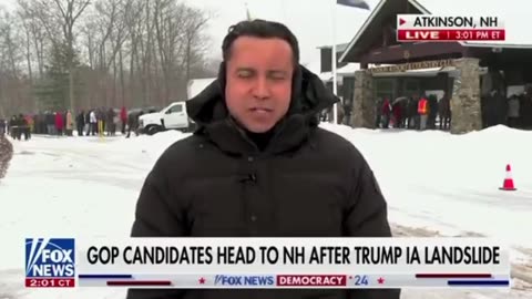 THE PEOPLE WANT TRUMP! New Hampshire Voters Wait for Hours in 6 Inches of Snow to See Trump