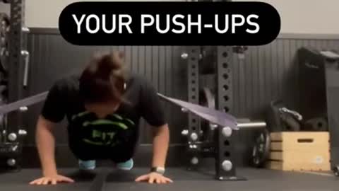 She's A Beast!!! Power Rack Banded Push-Ups From Stabil FIT Life #StabilFITLife