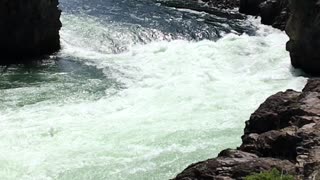 Upper falls of Yellowstone