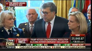 William "Bill" Barr defends national emergency declaration