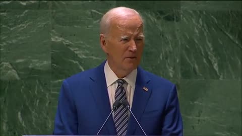 LOL: Biden speaks absolute gibberish at UN, then adds "let me be clear"