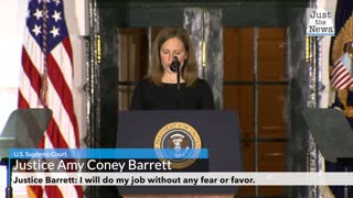 Justice Barrett: I will do my job without any fear or favor.