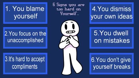 6 Signs You May be too Hard on Yourself
