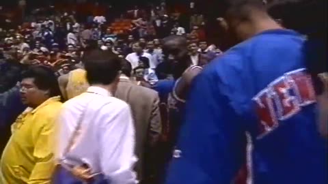 Knicks @ Lakers 3_26_1993 Anthony Mason Ewing Starks Divac Worthy