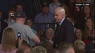 McCain scolds crowd