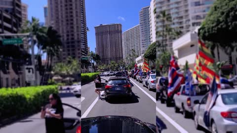 Back da blue Convoy May 22, 2021 Oahu, Hawai'i