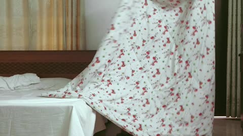 The Great Blanket Escape: Man Disappears During Bedtime!