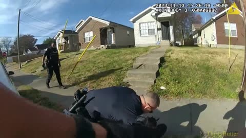 Body cam video released of LMPD officer shooting suspect holding 'AR-style' gun