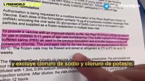 Pfizer añade un anticoagulante (Tromethamine) a sus inyecciones