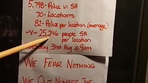 South Australia we fear nothing these are the numbers