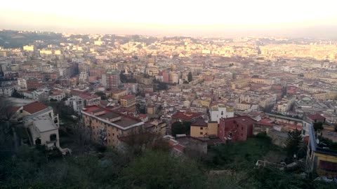 Landscape of Naples, Italy