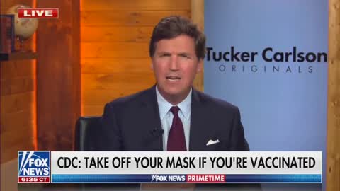 Tucker Reacts to CDC's New Mask Announcement