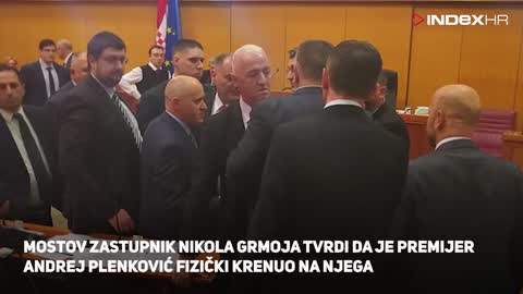 Plenković fizički krenuo prema Grmoji