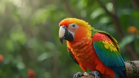 Parrot, Nature, Close Detail - Free 4K Video [AI-Generated]
