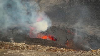 Hawaii Kilauea Volcano Oozes Magma As Eruption Continues on the 1st November 2021