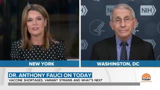 Dr. Fauci Says Wearing Two Masks Is "Common Sense"