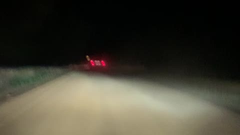 Road trip at night