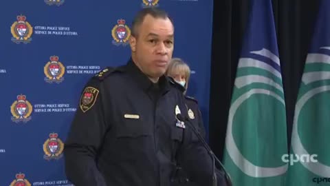 Politics - 2022 Canada Covid Tyranny Ottawa Police Chief Threatens Anyone Who Helps