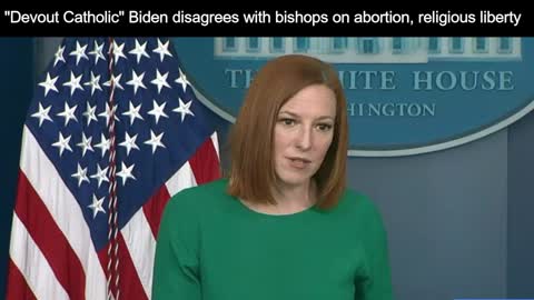 White House explains that Biden will oppose the bishops, Catholic faith
