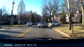 Bad Driver Receives Instant Karma