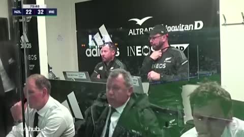 NZ Rugby boss' on-camera response to talk of Scott Robertson as next England coach | Newshub