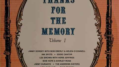 Various - Thanks for the Memory Volume I
