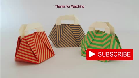 How to Make an Origami Bag =