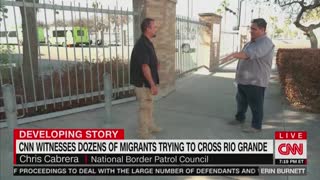 CNN Airs Footage Of Migrant Crossing