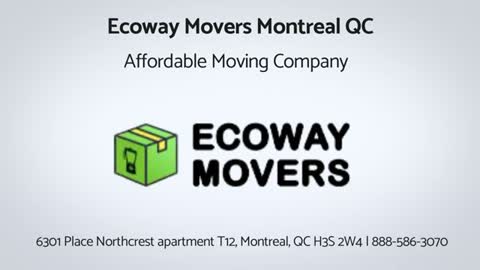 Affordable Ecoway Movers In Montreal QC