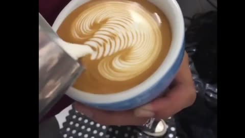 Rosetta latte art