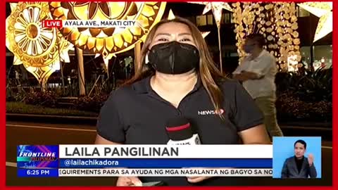 Ayala Avenue sa Makati, namutiktik na sa mgaChristmas decor