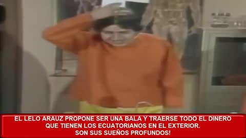 EL LELO ARAUZ, AMANTE DE RAFAEL CORREA, PROPONE SER UNA BALA Y TRAERSE TODO EL DINERO