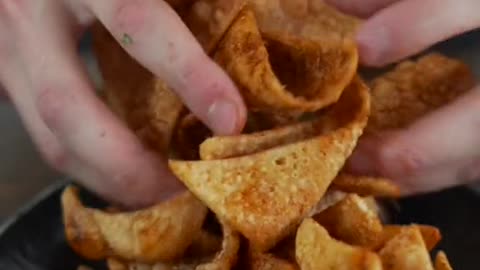 Pastachips#pastachips#pasta#hummus#food#asmr.